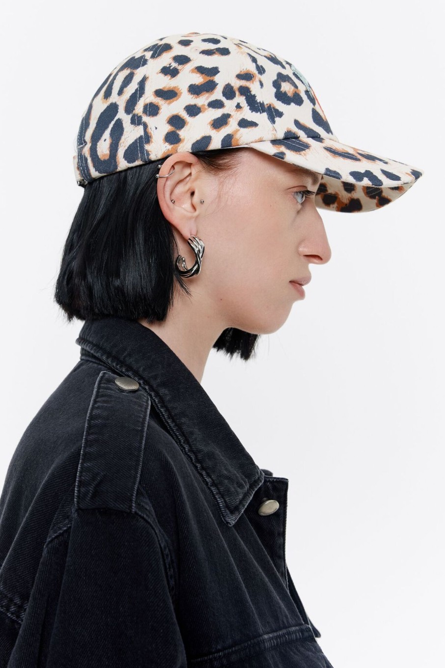 Gorros Y Gorras | BIMBA Y LOLA Gorra Algodon Animal Print