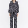 Pantalones | BIMBA Y LOLA Pantalon Recto Fluido Canary Camo Caqui