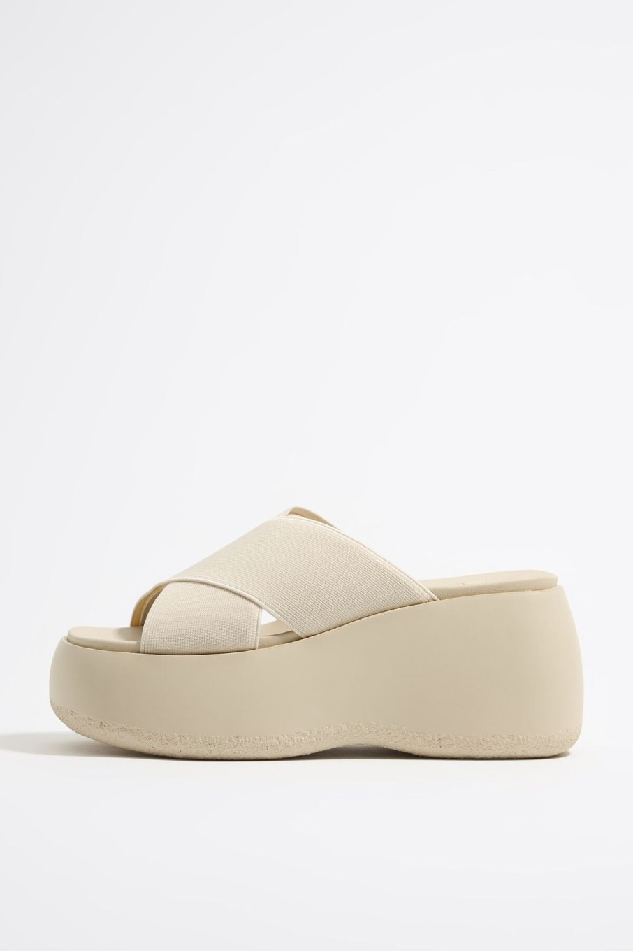 Sandalias | BIMBA Y LOLA Cuna Alta Elastico Marfil