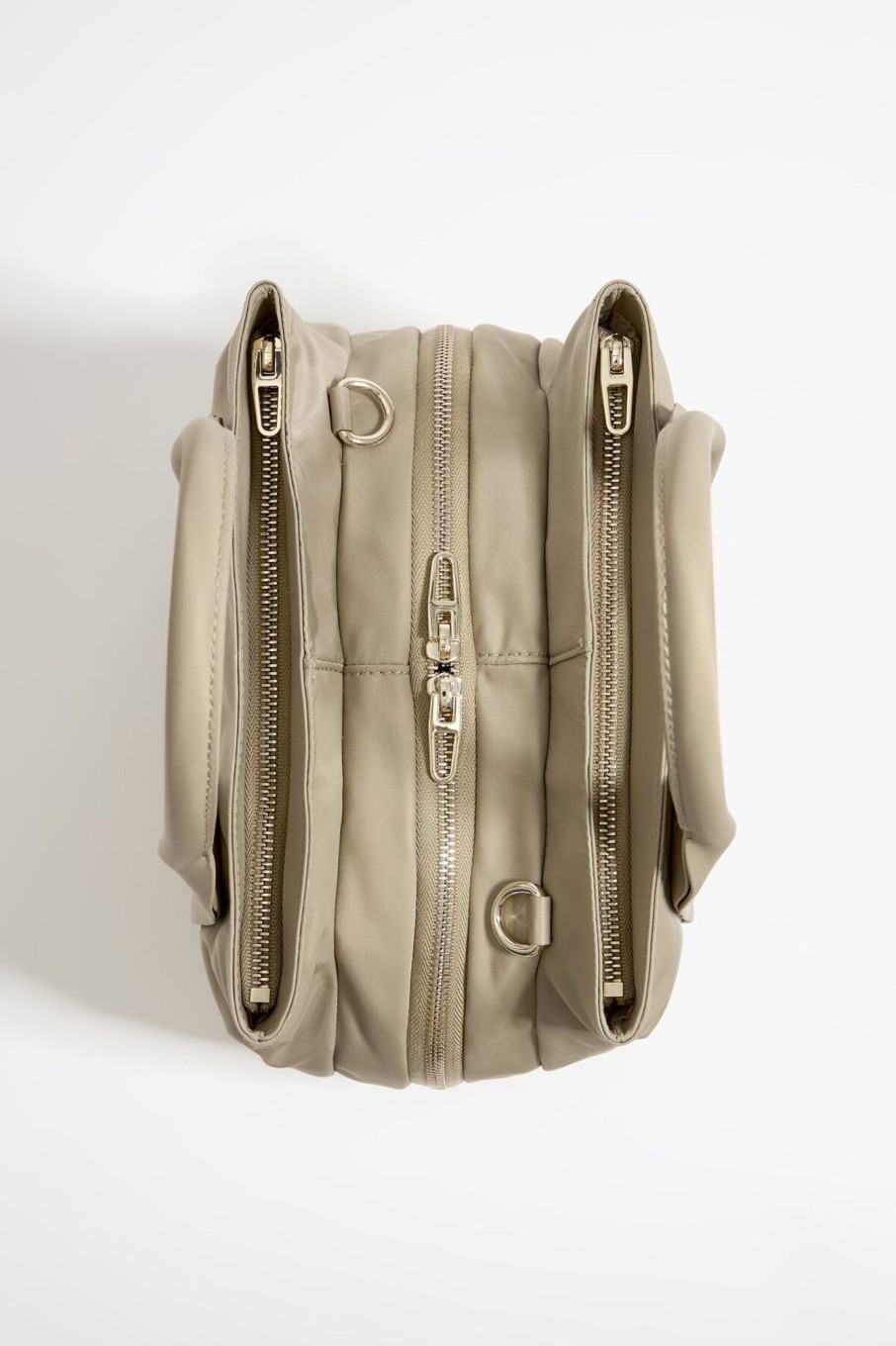 Bolsos Nylon | BIMBA Y LOLA Bolso De Mano Mediano Nylon Caqui Claro