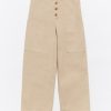 Denim | BIMBA Y LOLA Pantalon Recto Tobillero Beige