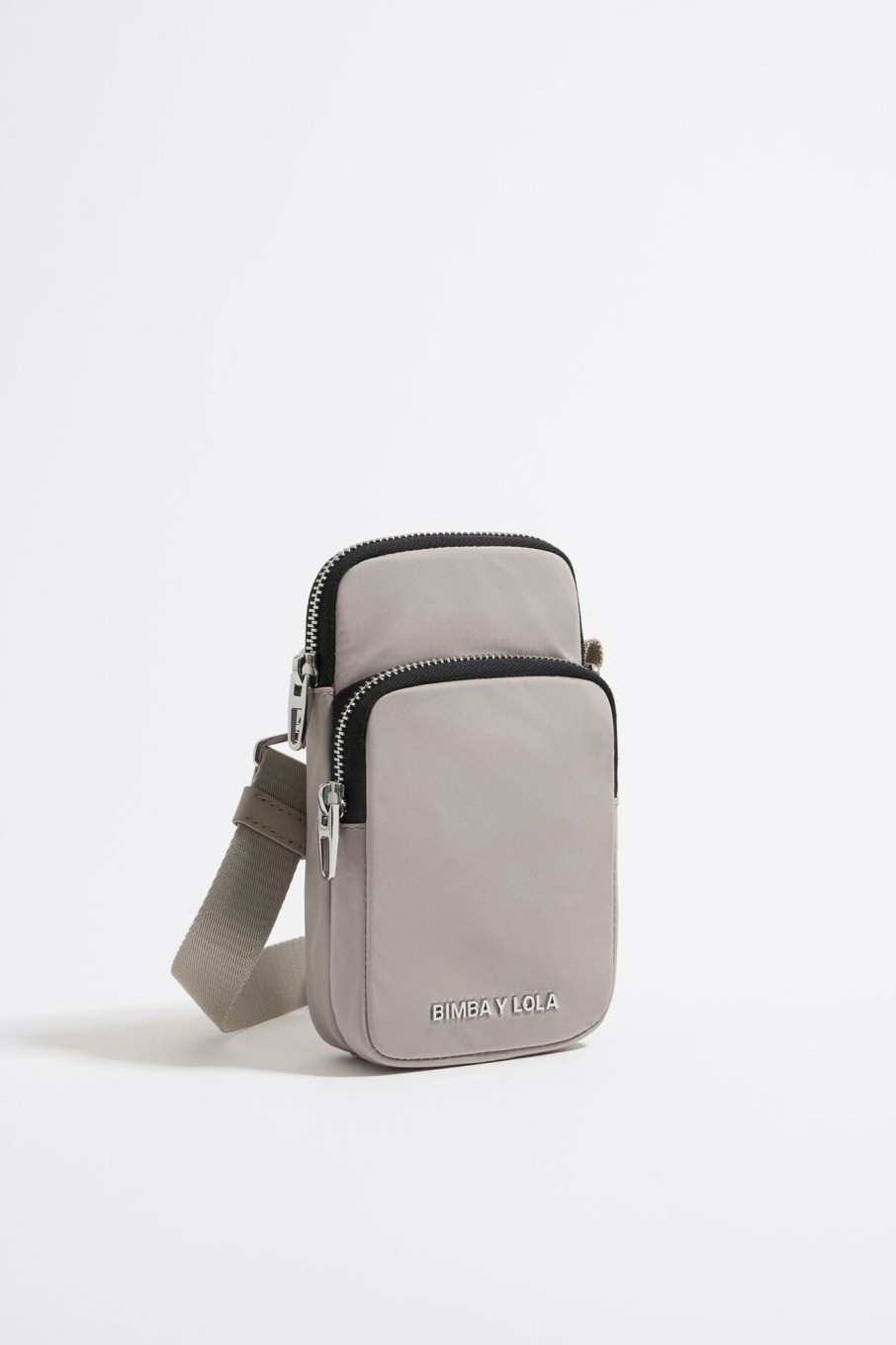 Nylon | BIMBA Y LOLA Bolso Bandolera Mini Nylon Arena