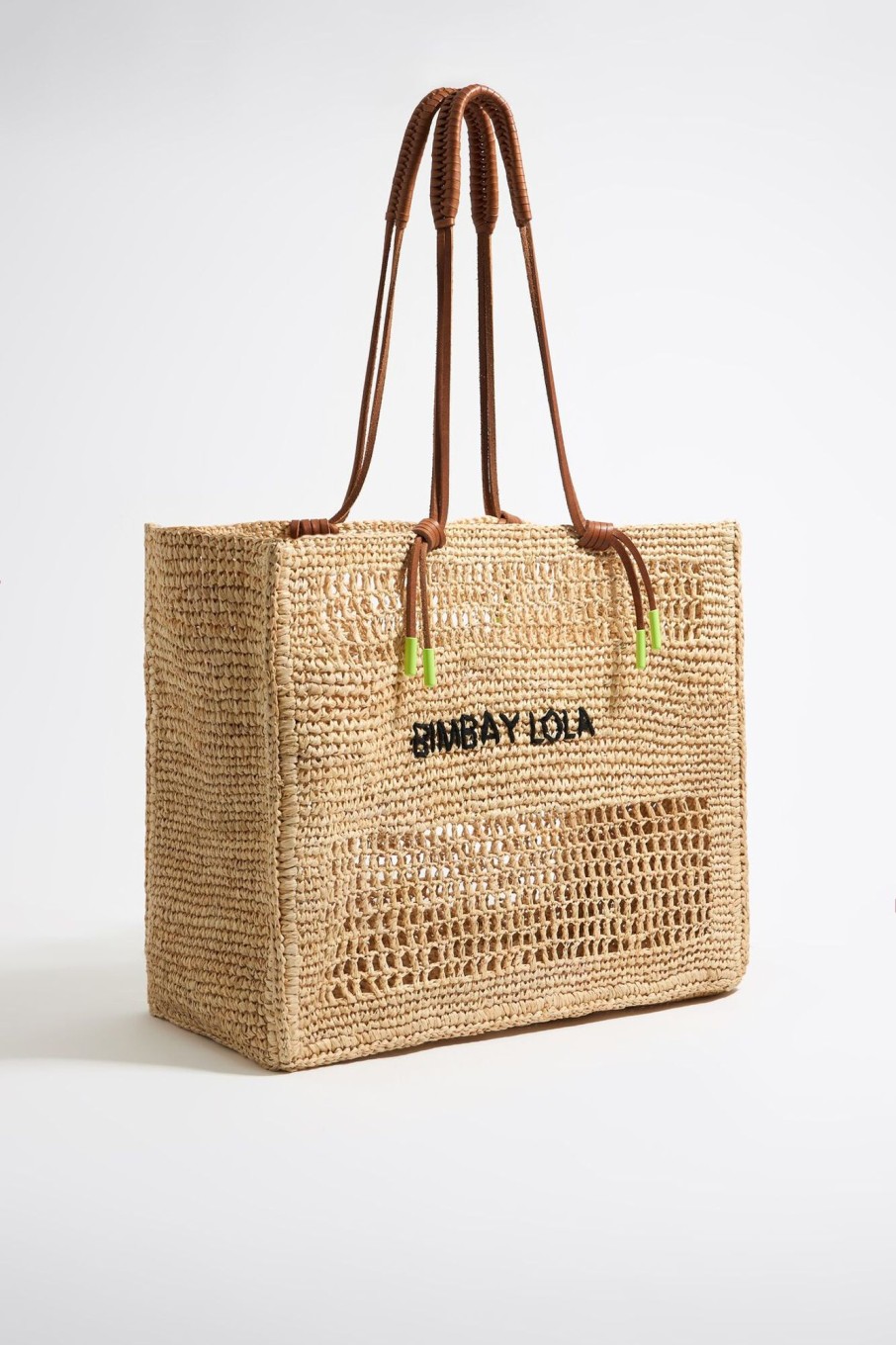 Bolsos De Hombro | BIMBA Y LOLA Bolso Tote Maxi Rafia Natural