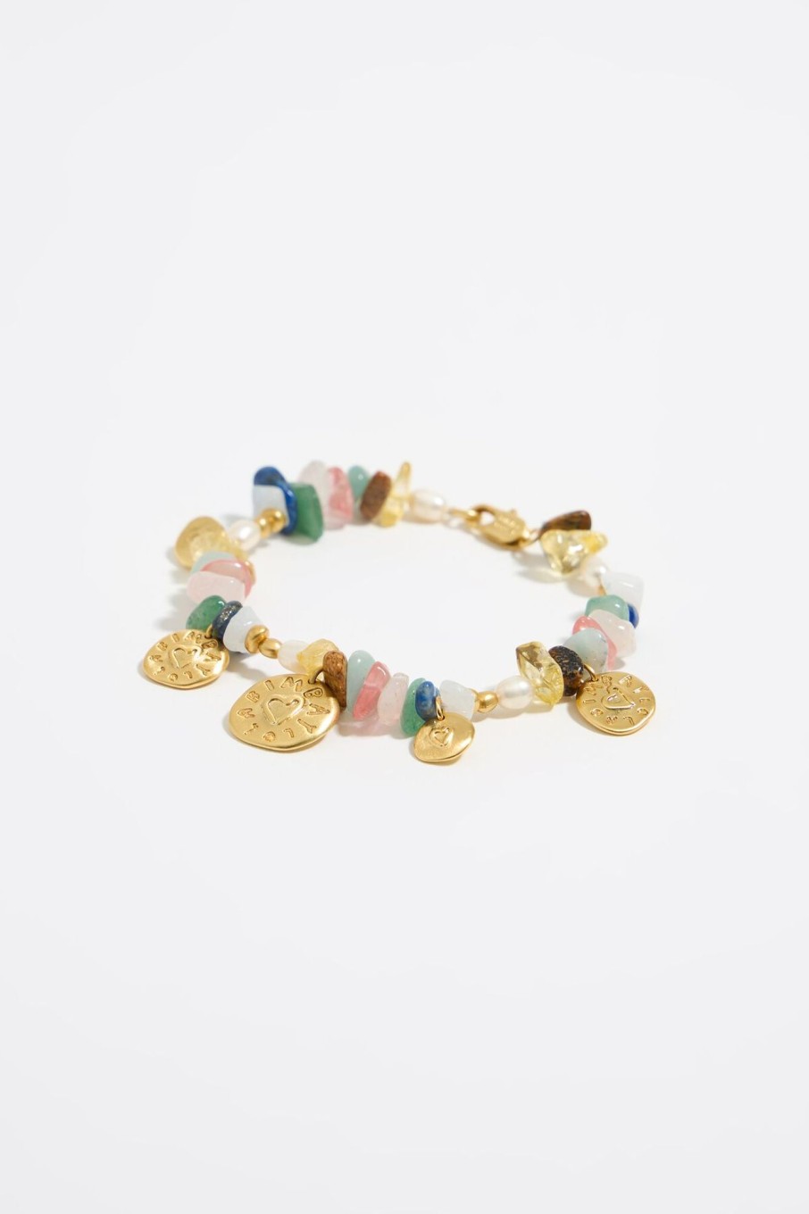 Pulseras | BIMBA Y LOLA Pulsera Logo Piedras Multicolores