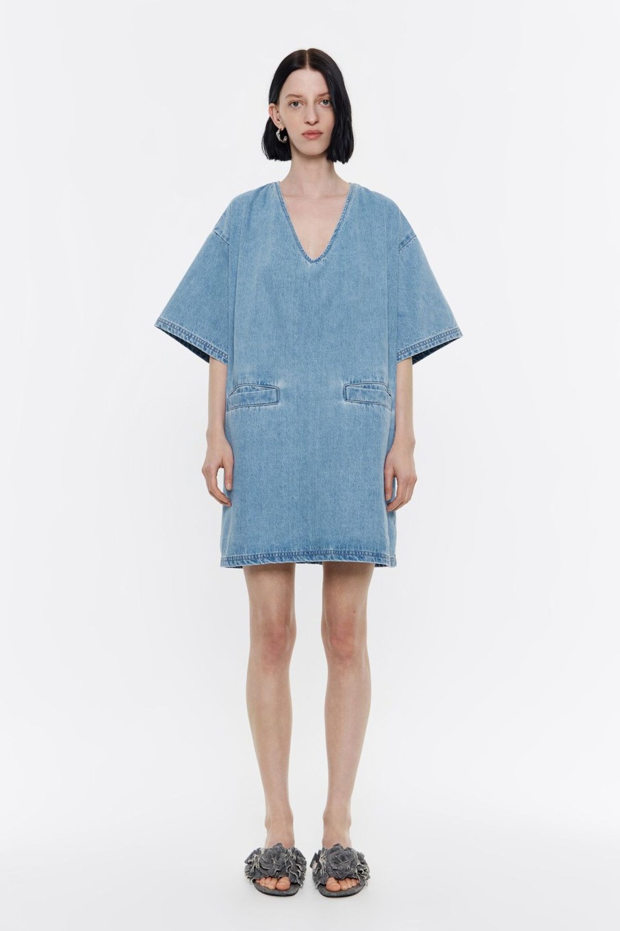 Denim | BIMBA Y LOLA Vestido Denim Corto Azul