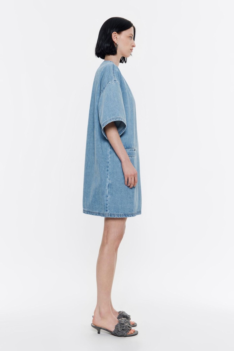 Denim | BIMBA Y LOLA Vestido Denim Corto Azul