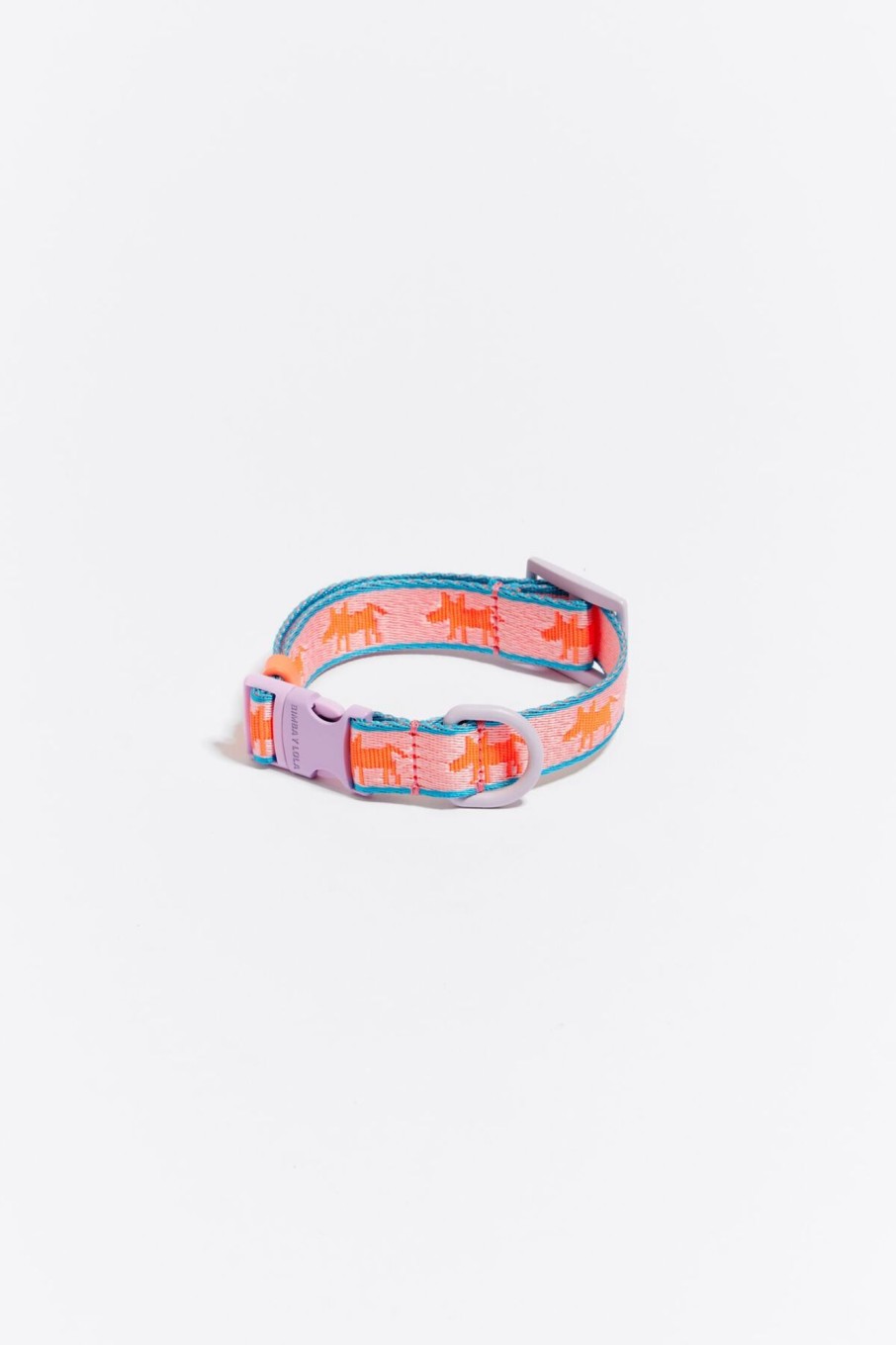 Accesorios Para Perros | BIMBA Y LOLA Collar Mascota Logo Lola Rosa