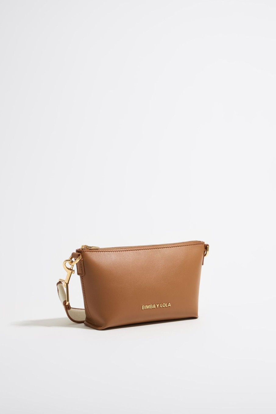 Bolsos Piel | BIMBA Y LOLA Bolso Trapecio Mini Piel Miel