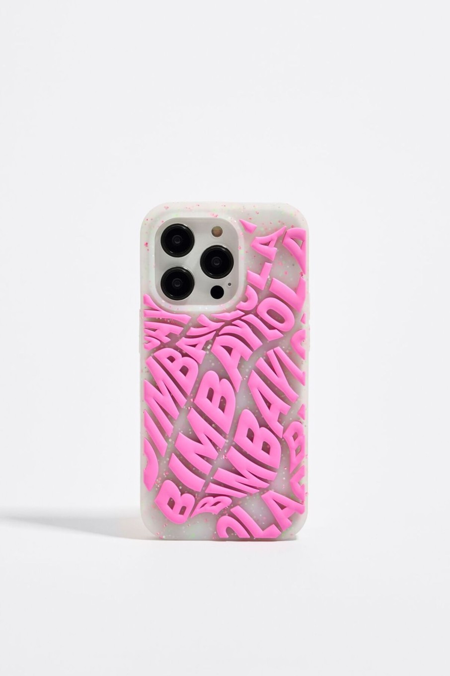 Carcasas Movil | BIMBA Y LOLA Funda Iphone 14 Pro Silicona Logo Rosa