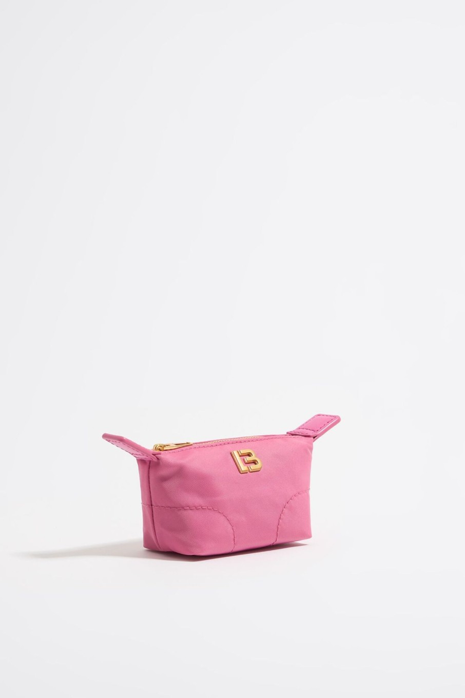 Nylon | BIMBA Y LOLA Monedero Trapecio Mini Nylon Fucsia