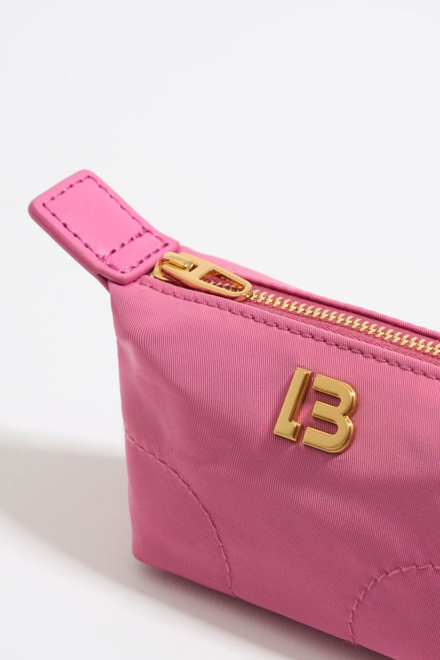 Nylon | BIMBA Y LOLA Monedero Trapecio Mini Nylon Fucsia