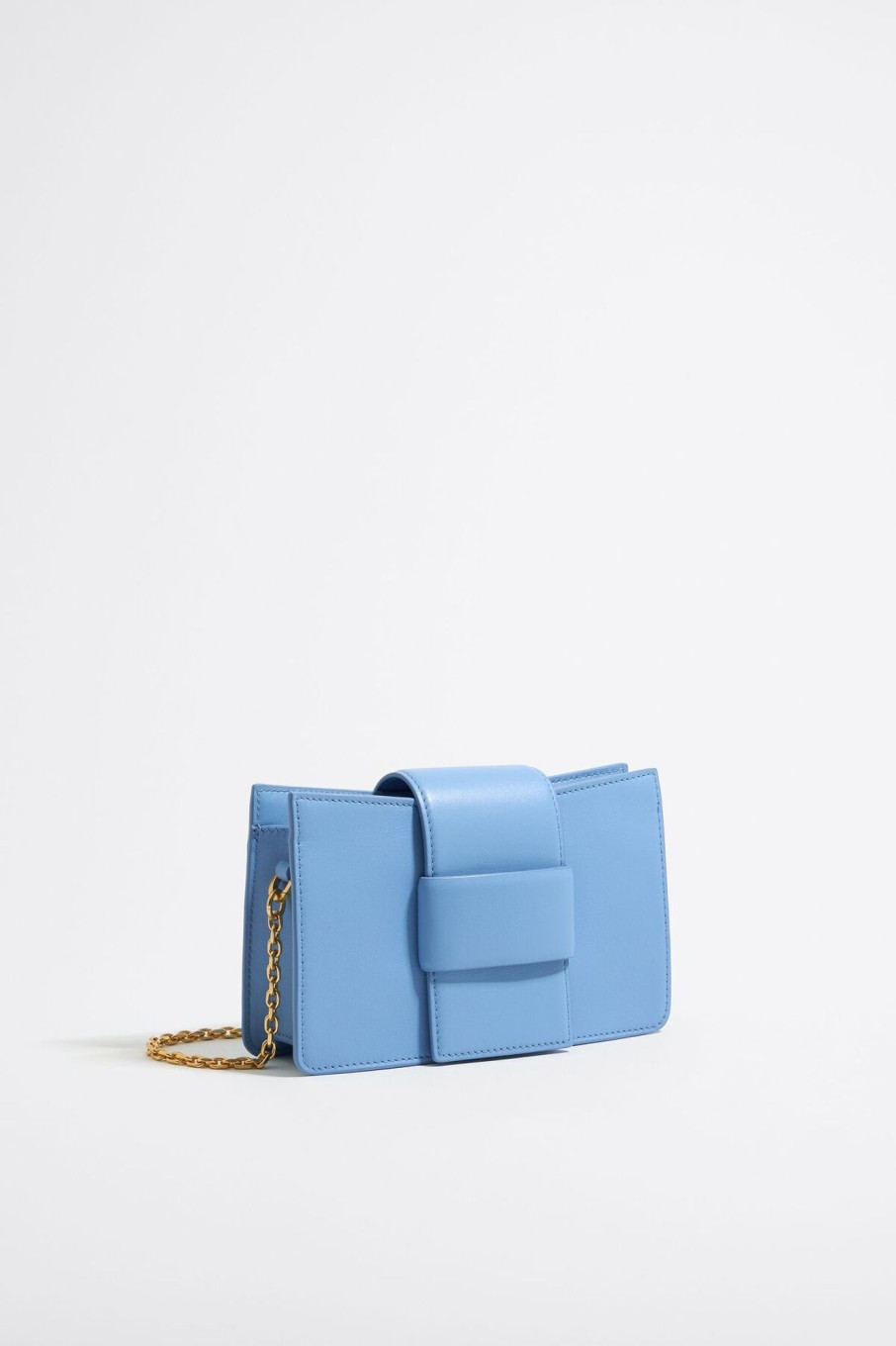 Bolsos Piel | BIMBA Y LOLA Bolso Bandolera Mini Piel Azul