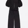 Denim | BIMBA Y LOLA Mono Denim Piedras Negro