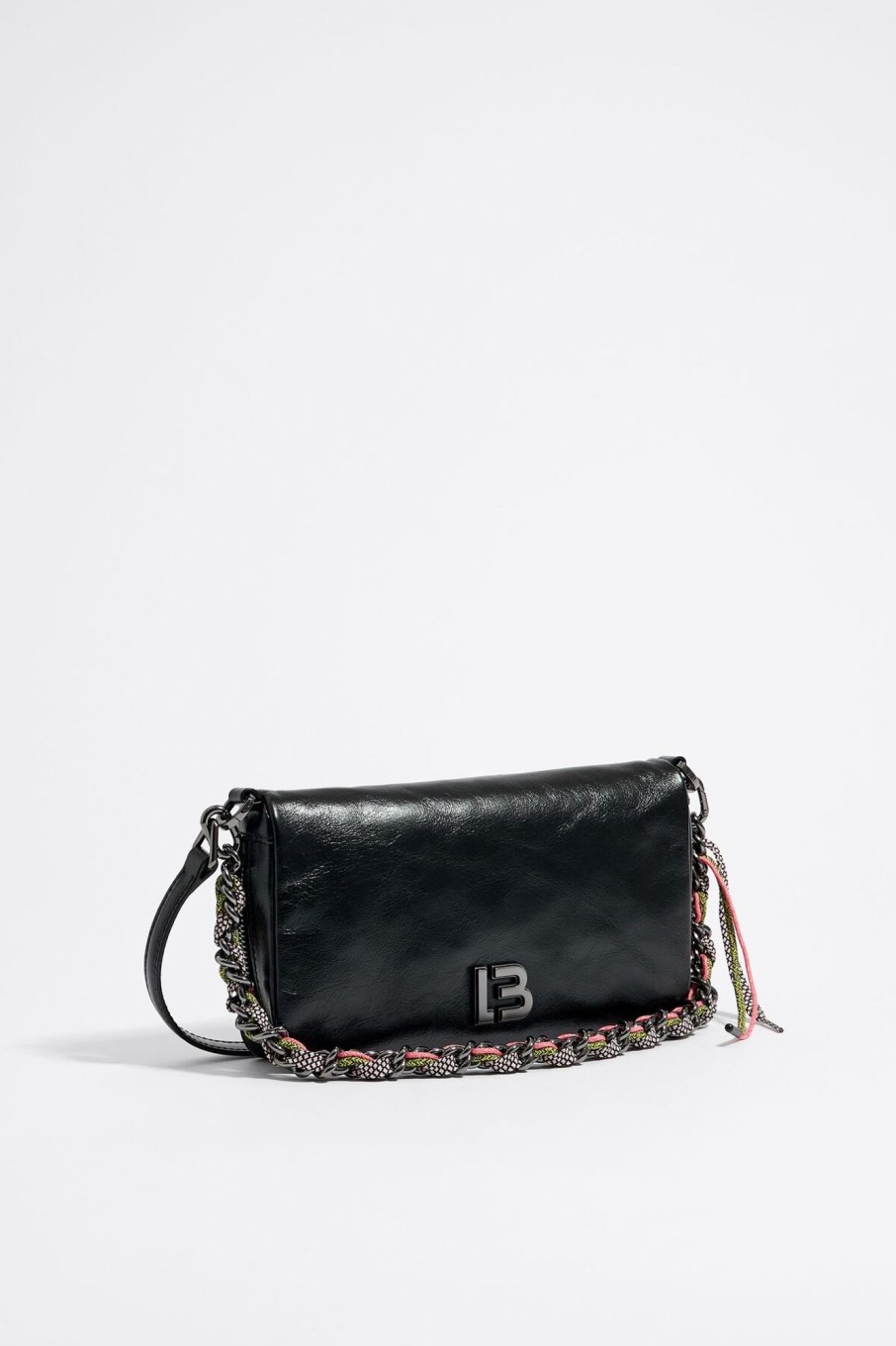 Bolsos Piel | BIMBA Y LOLA Bolso Bandolera Pequeno Piel Negro