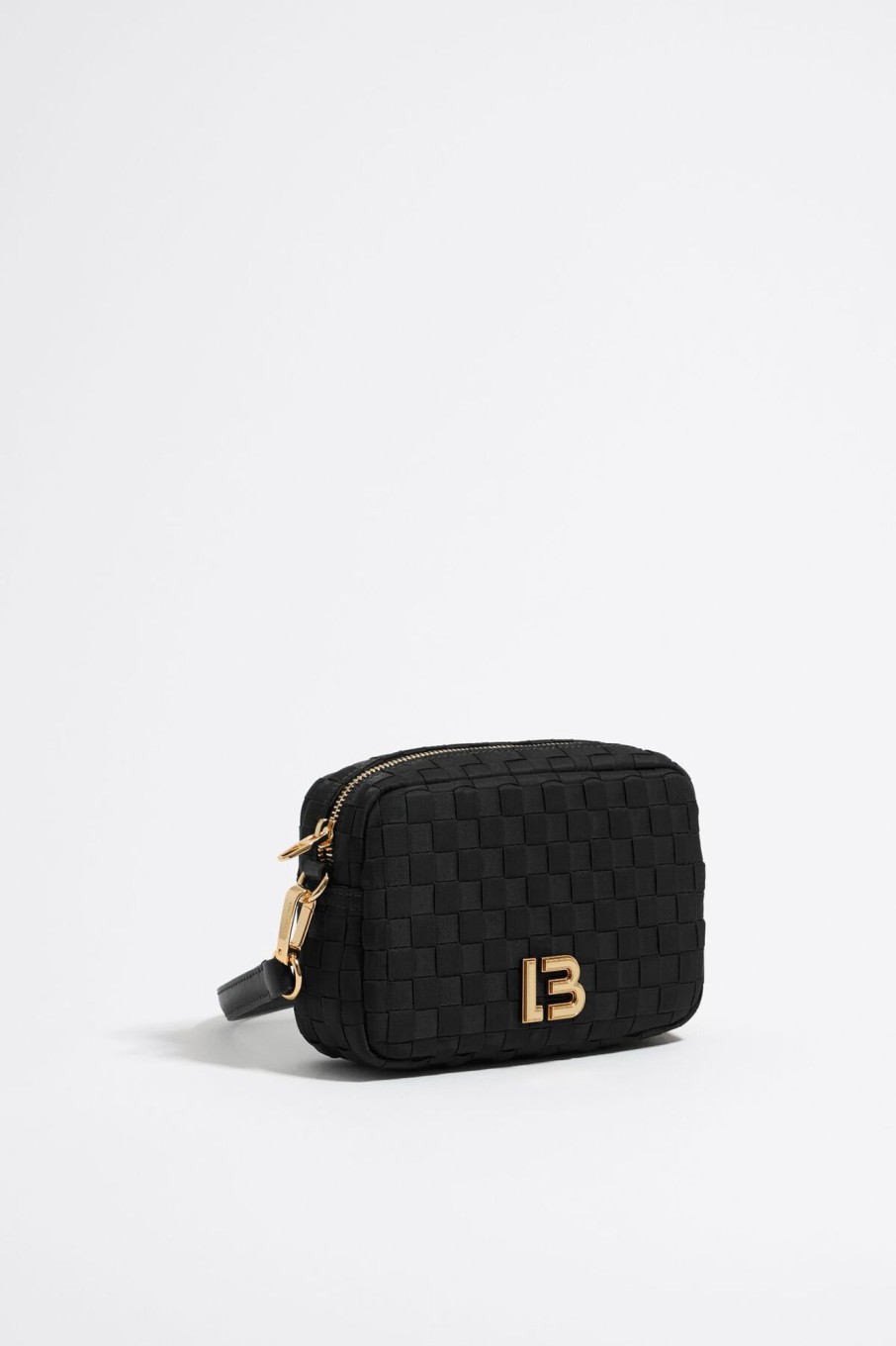 Bolsos Nylon | BIMBA Y LOLA Bolso Bandolera Pequeno Nylon Trenzado Negro