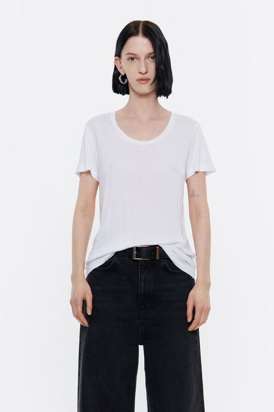 Camisetas | BIMBA Y LOLA Camiseta Recta Blanca