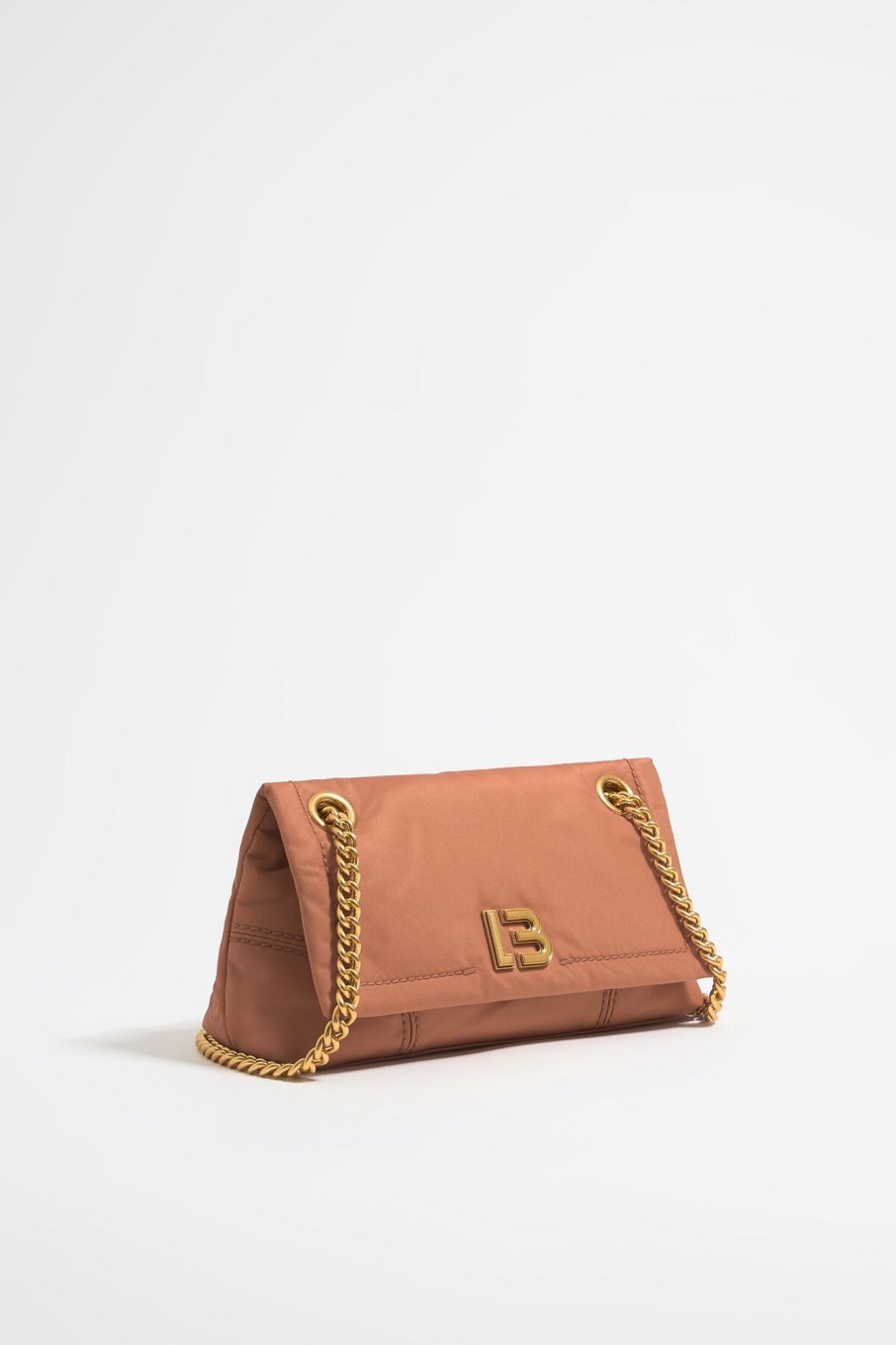 Bolsos Nylon | BIMBA Y LOLA Bolso Solapa Pequeno Nylon Arcilla