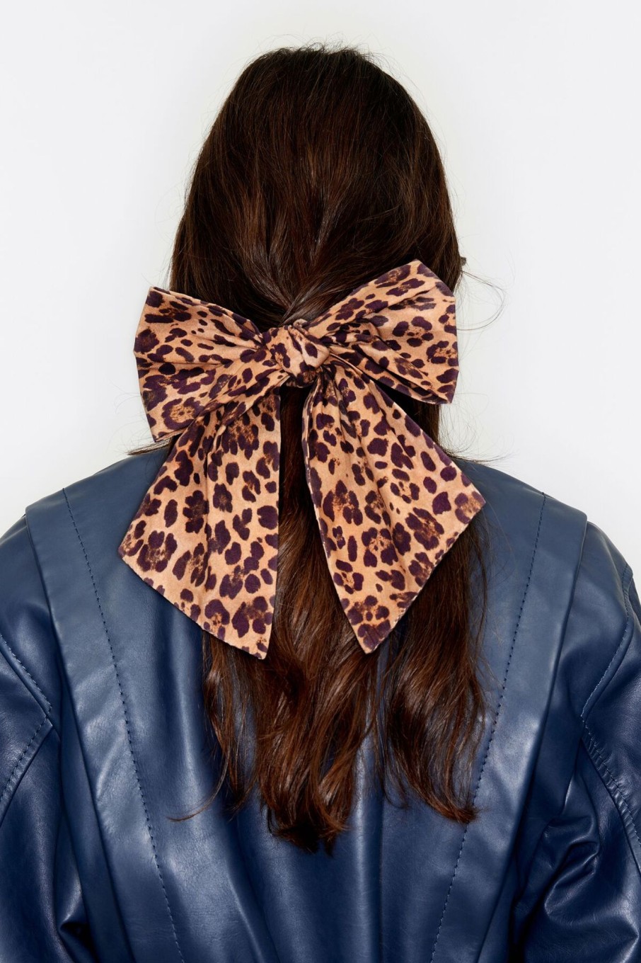 Accesorios Pelo | BIMBA Y LOLA Horquilla Lazo Print Leopard Natural