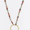 Collares | BIMBA Y LOLA Collar Piedras Multicolores Dorado