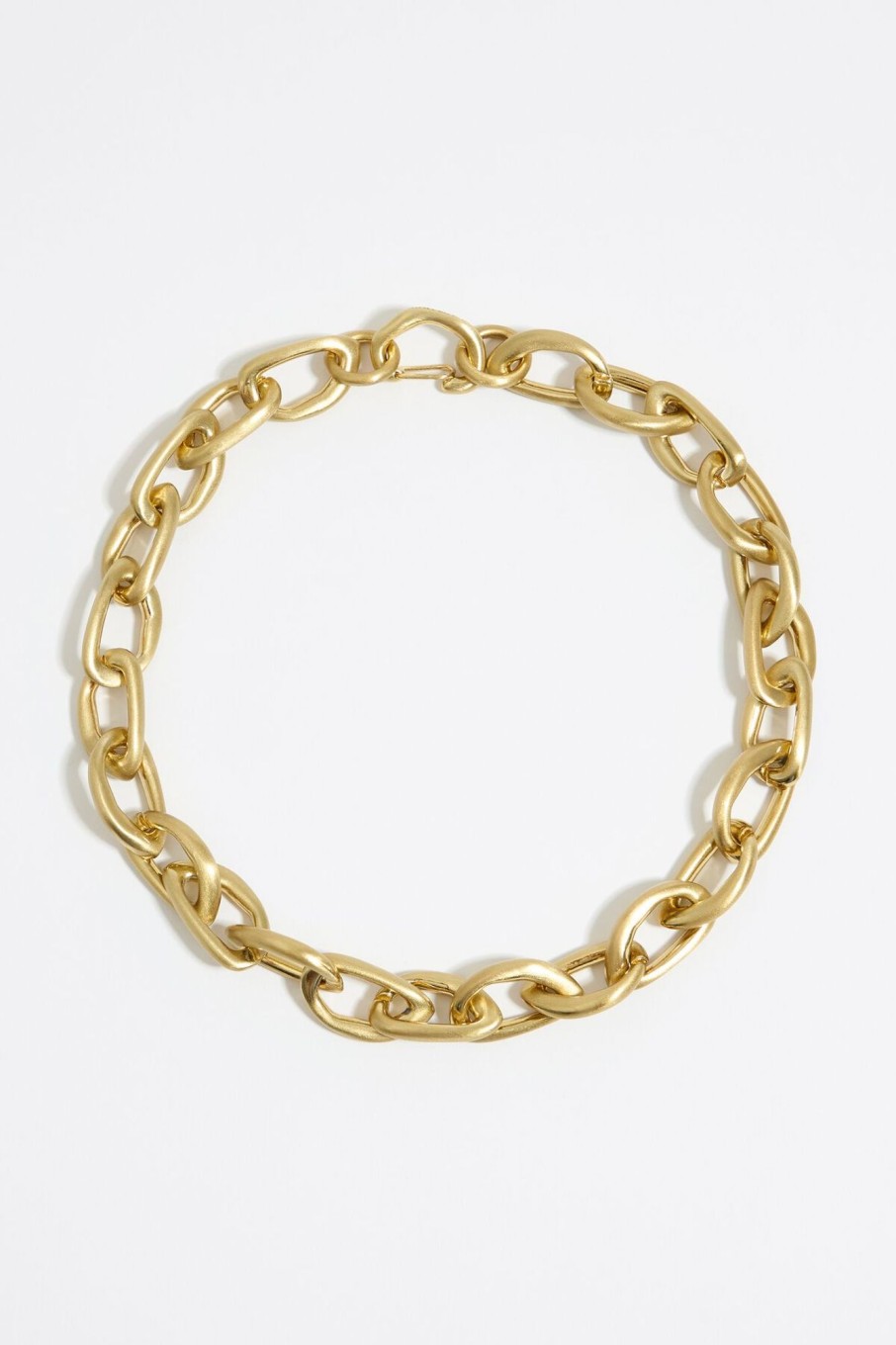 Collares | BIMBA Y LOLA Collar Eslabones Irregulares Dorado