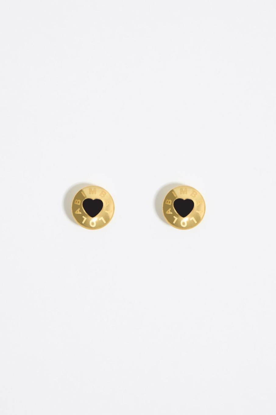 Pendientes | BIMBA Y LOLA Pendientes Logo Candy Corazon Negro