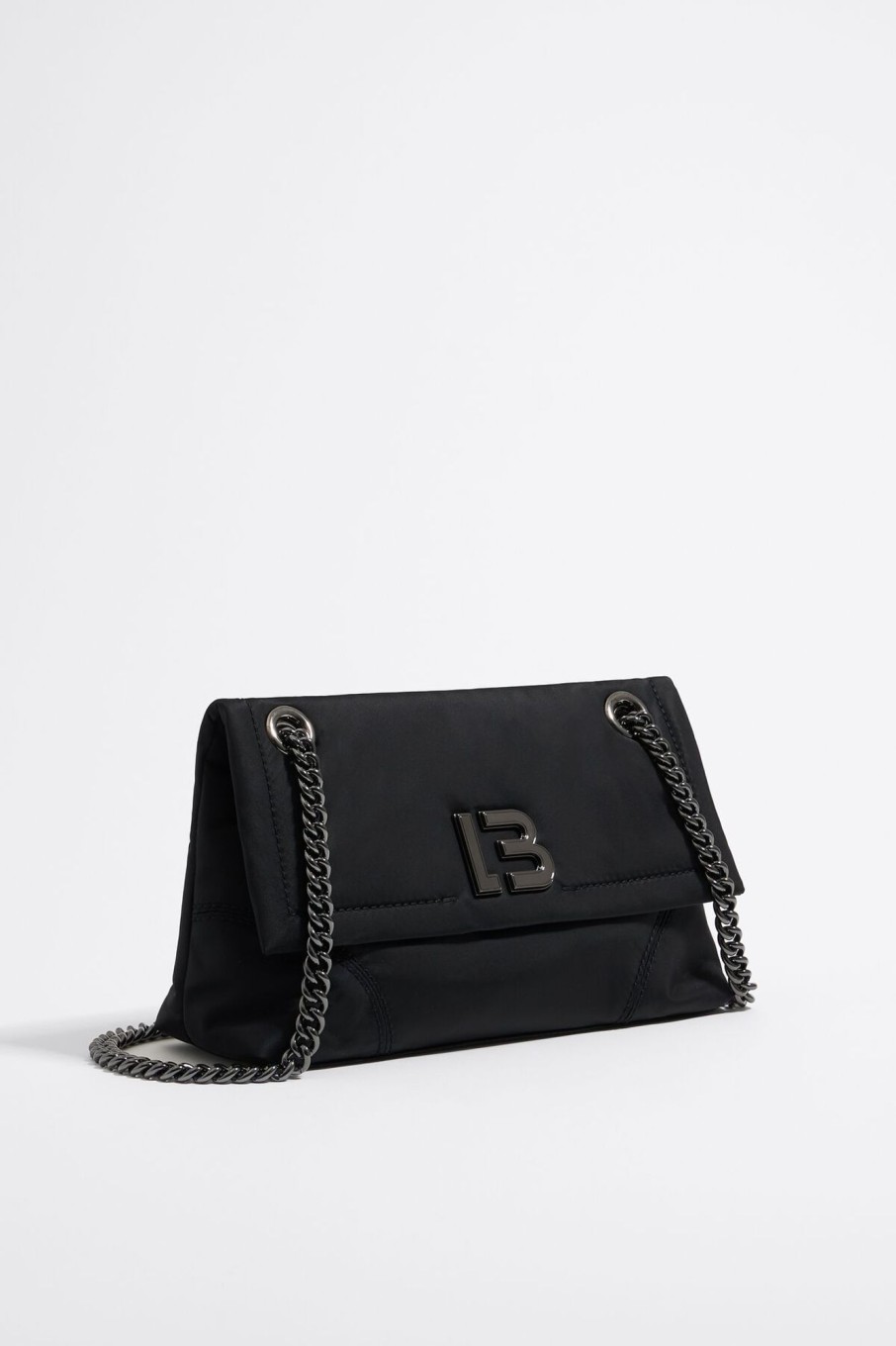 Bolsos Nylon | BIMBA Y LOLA Bolso Solapa Mediano Nylon Negro