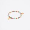 Abecedario | BIMBA Y LOLA Pulsera Letra O Piedras Multicolores