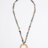 Collares | BIMBA Y LOLA Collar Piedras Multicolores Arandelas Dorado Mate