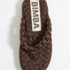 Sandalias | BIMBA Y LOLA Sandalia Plana Trenzado Marron