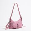 Bolsos Pocket | BIMBA Y LOLA Bolso Hobo Pocket Mini Piel Rosa