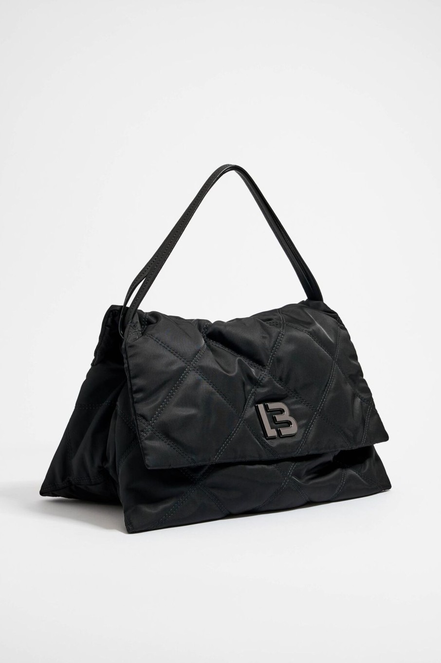 Bolsos Nylon | BIMBA Y LOLA Bolso Solapa Mediano Negro