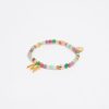 Abecedario | BIMBA Y LOLA Pulsera Letra M Piedras Multicolores