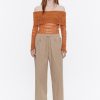 Pantalones | BIMBA Y LOLA Pantalon Jogger Algodon Camel