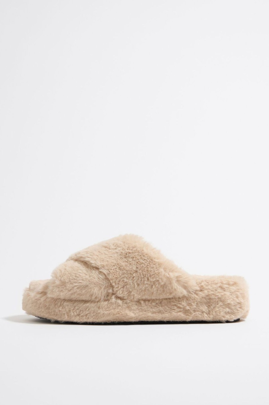 Sandalias | BIMBA Y LOLA Sandalia Plana Pelo Beige