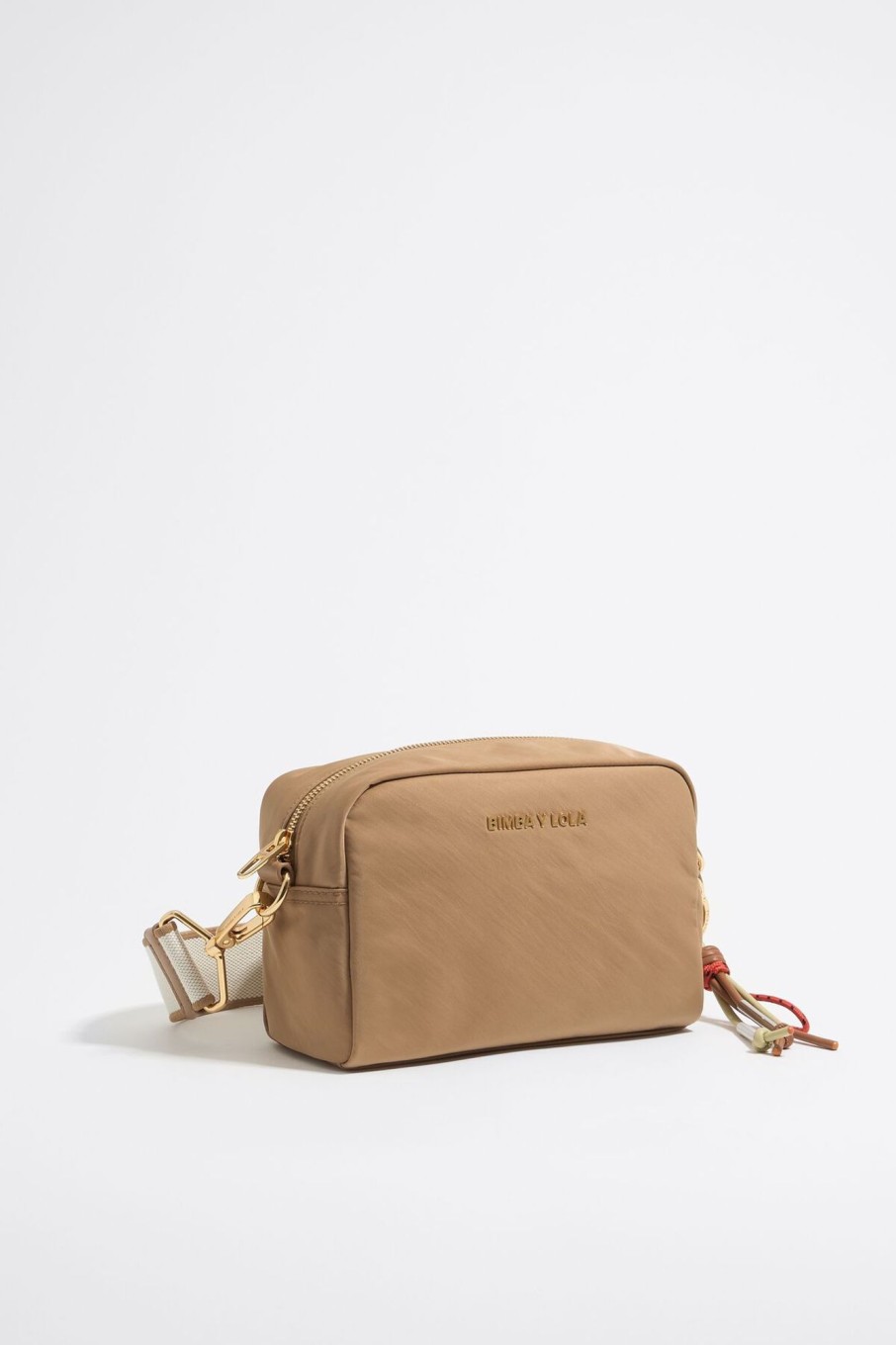 Bolsos Nylon | BIMBA Y LOLA Bolso Bandolera Pequeno Nylon Tostado