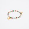 Abecedario | BIMBA Y LOLA Pulsera Letra N Piedras Multicolores