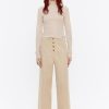 Pantalones | BIMBA Y LOLA Pantalon Recto Tobillero Beige