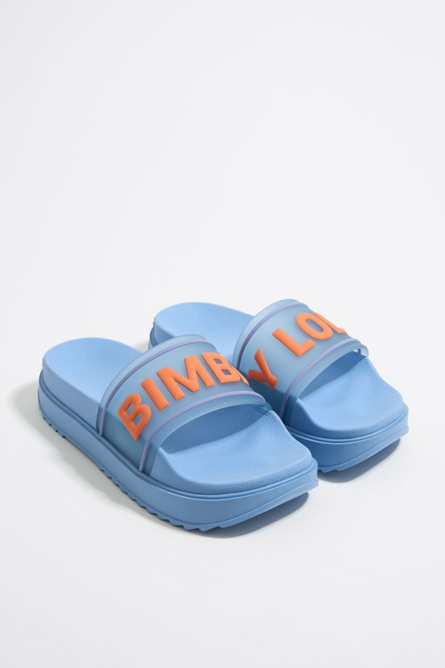 Chanclas | BIMBA Y LOLA Chancla Plataforma Azul