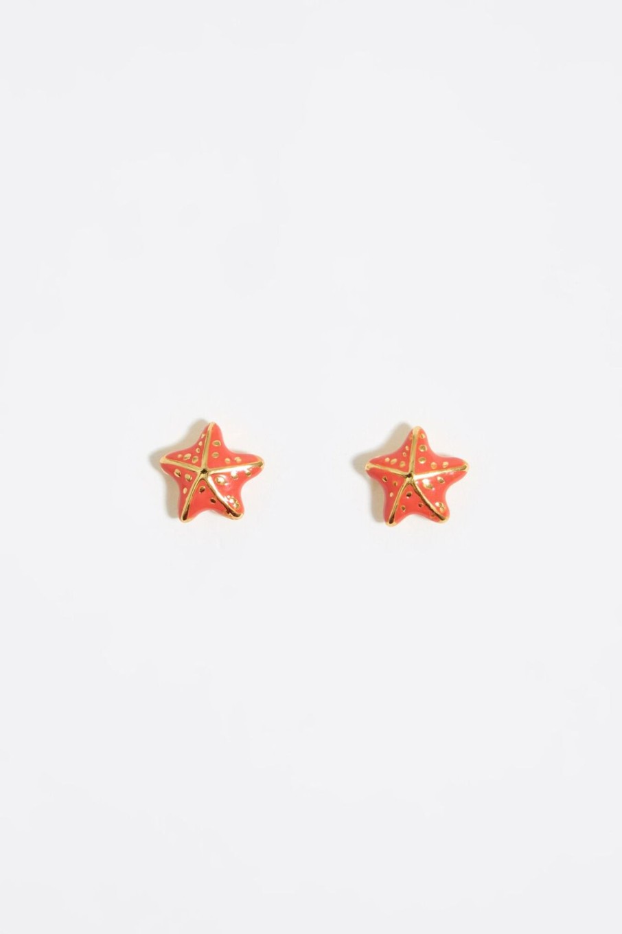 Pendientes | BIMBA Y LOLA Pendientes Estrella De Mar Coral