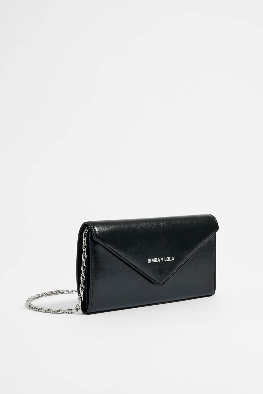 Piel | BIMBA Y LOLA Bolso Solapa Mini Piel Negro