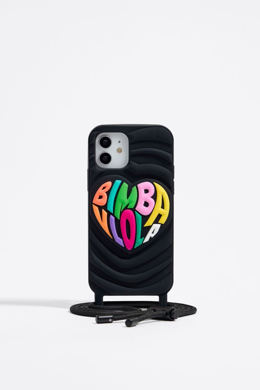 Carcasas Movil | BIMBA Y LOLA Funda Iphone 12/12 Pro Silicona Negra