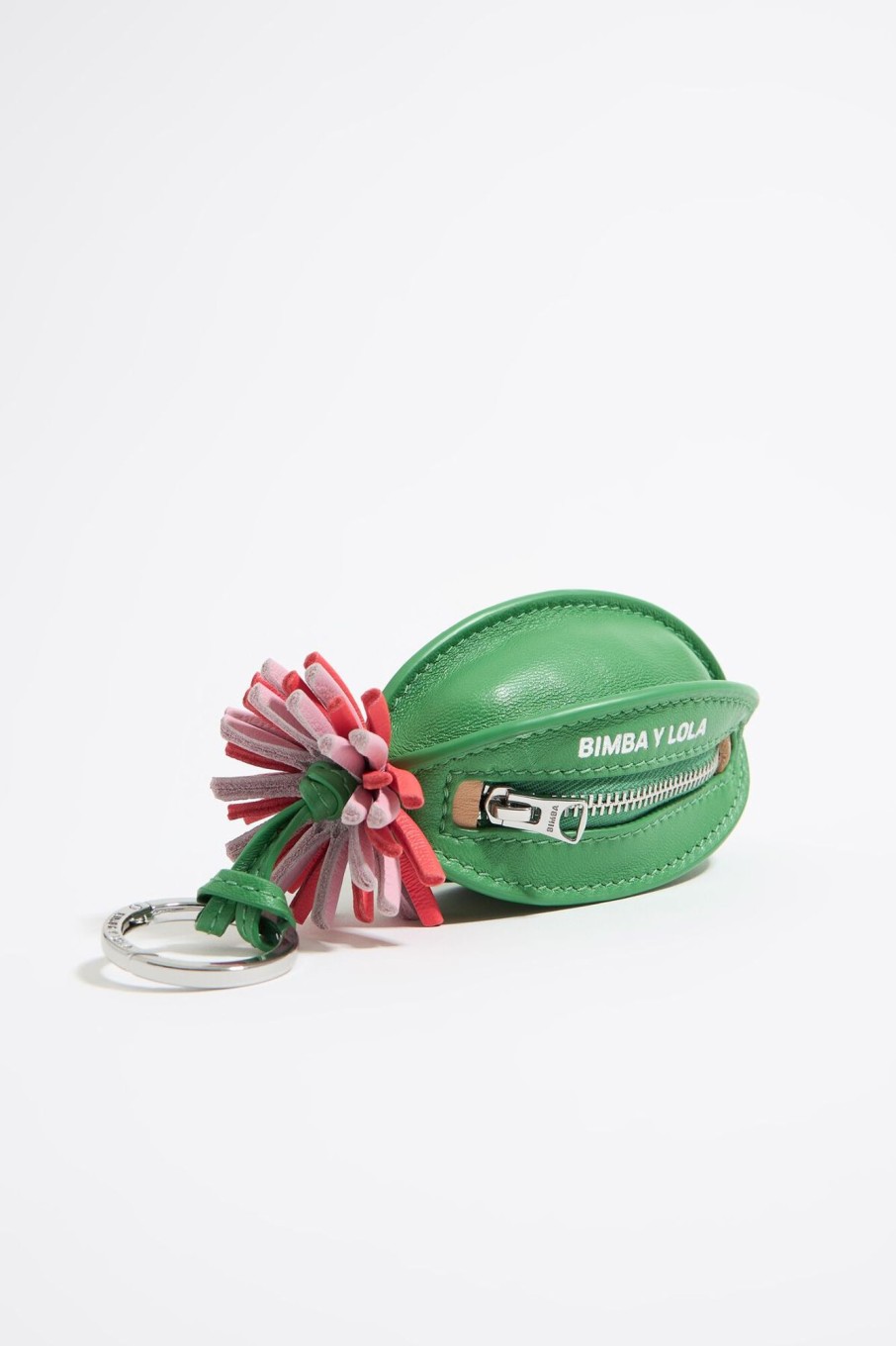 Llaveros | BIMBA Y LOLA Llavero Charm Pelota Piel Verde