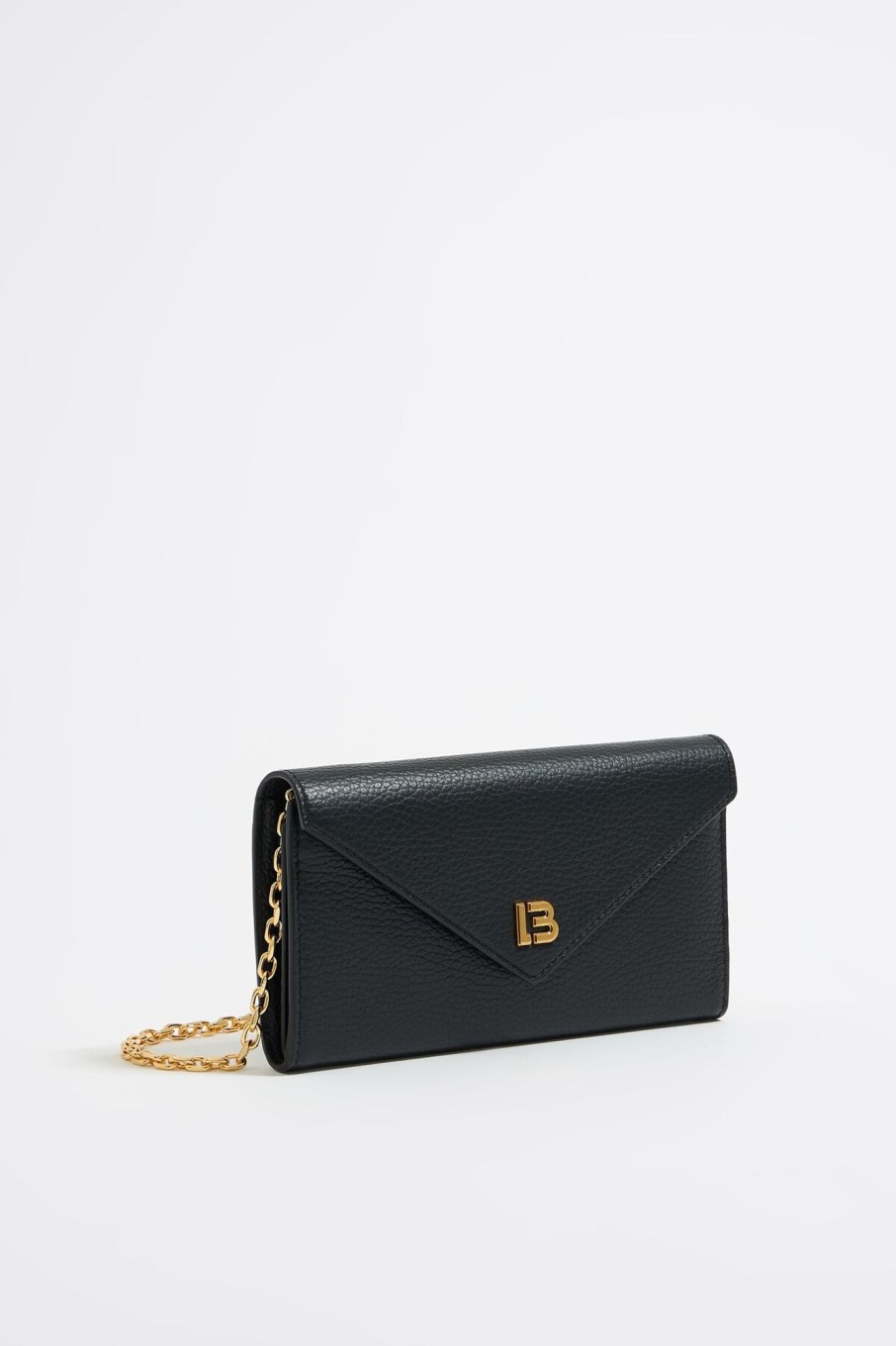 Piel | BIMBA Y LOLA Bolso Solapa Mini Piel Negro