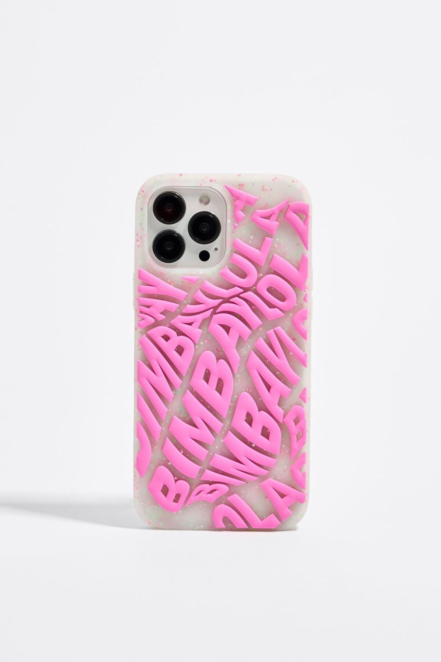 Carcasas Movil | BIMBA Y LOLA Funda Iphone 13 Pro Max Silicona Logo Rosa