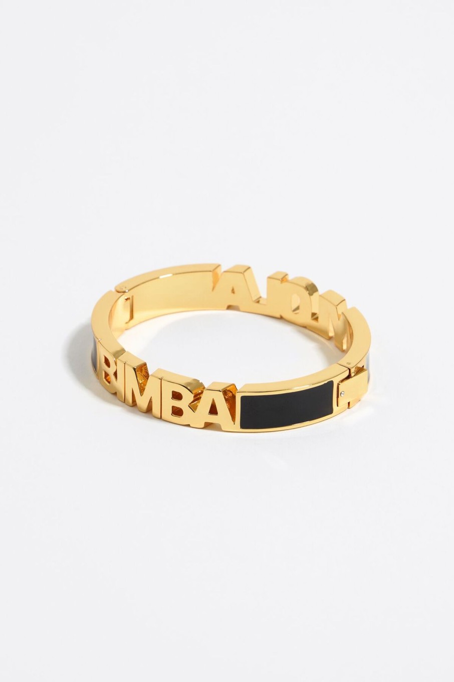 Pulseras | BIMBA Y LOLA Pulsera Logo Esmalte Negra