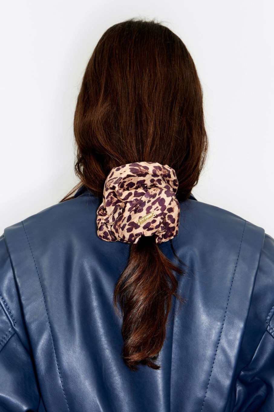 Accesorios Pelo | BIMBA Y LOLA Coletero Print Leopard Natural