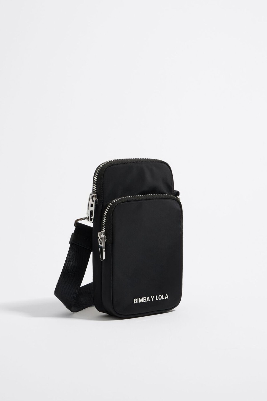 Nylon | BIMBA Y LOLA Bolso Bandolera Mini Nylon Negro