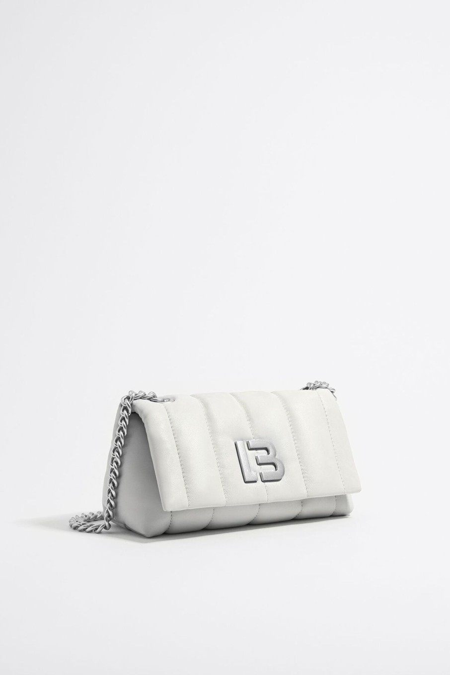 Bolsos Piel | BIMBA Y LOLA Bolso Solapa Pequeno Piel Napa Blanco Roto