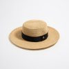 Gorros Y Gorras | BIMBA Y LOLA Gorro Canotier Rafia Natural