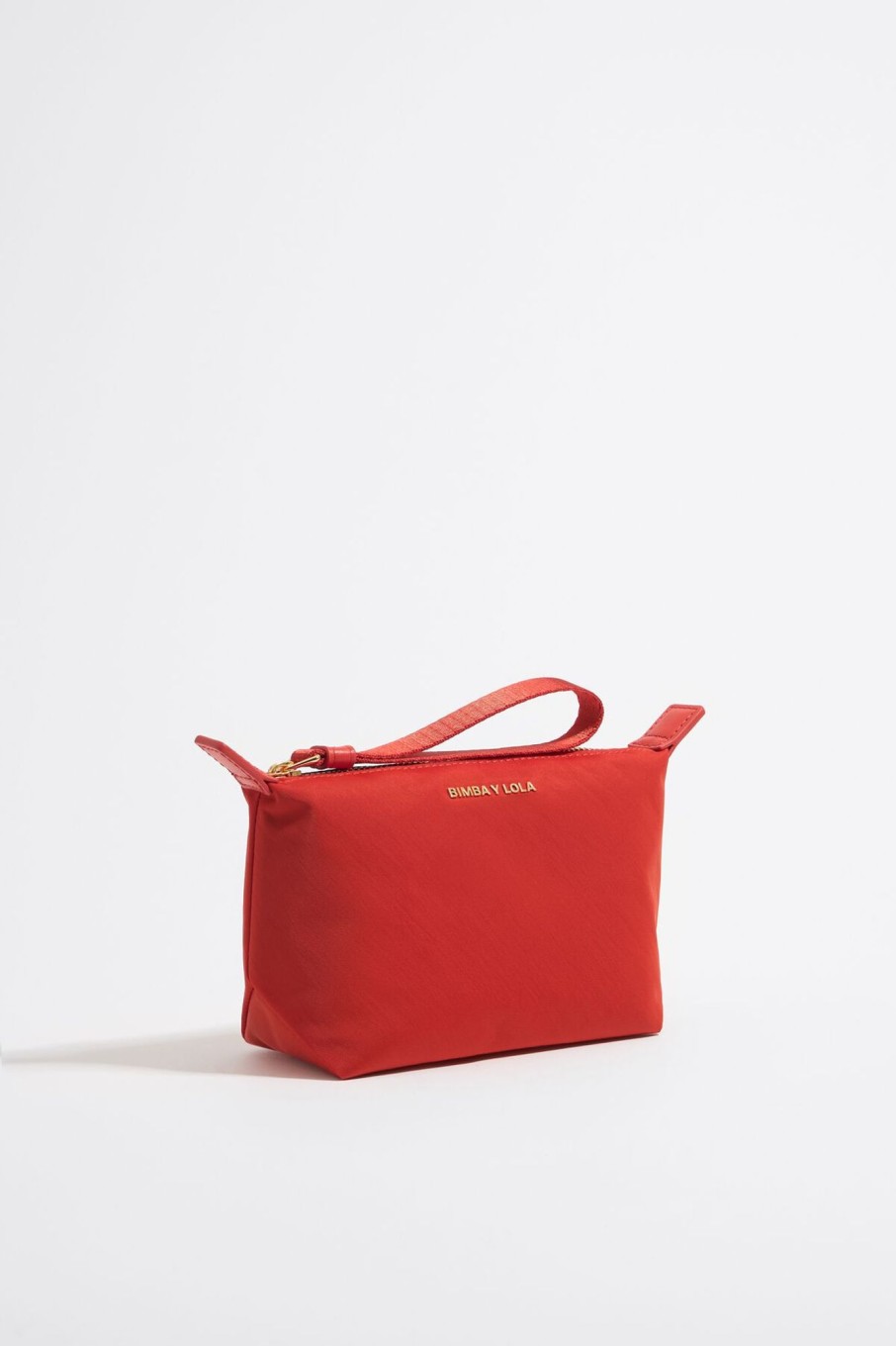 Nylon | BIMBA Y LOLA Neceser Trapecio S Nylon Coral